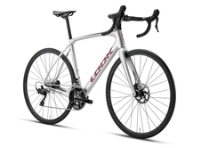 Silniční kolo LOOK 765 Optimum 2 Disc Metallic Silver True Blood Satin 105 Mix 12 Shimano Wh-RS171