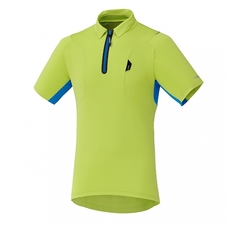 Dres krátký pánský Shimano Polo Shirt zelený